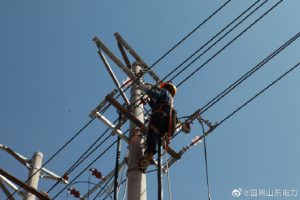 兰陵县供电公司10千伏线路拆除迁改